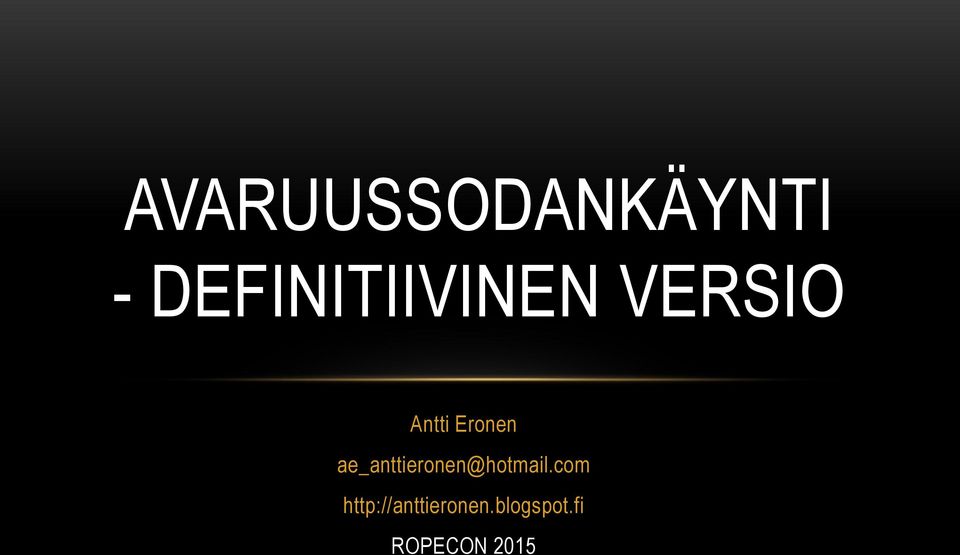 Eronen ae_anttieronen@hotmail.