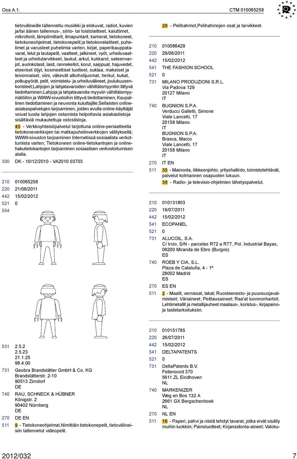 tietokoneet, tietokoneohjelmat, tietokonepelit ja tietokonelaitteet, puhelimet ja varusteet puhelimia varten, kirjat, paperikauppatavarat, lelut ja lautapelit, vaatteet, jalkineet, vyöt,