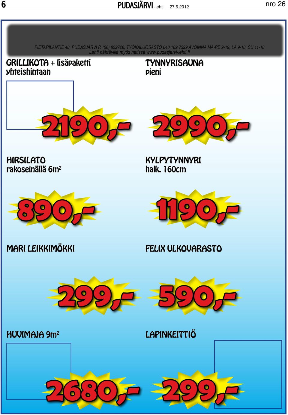 netissä www.pudasjarvi-lehti.