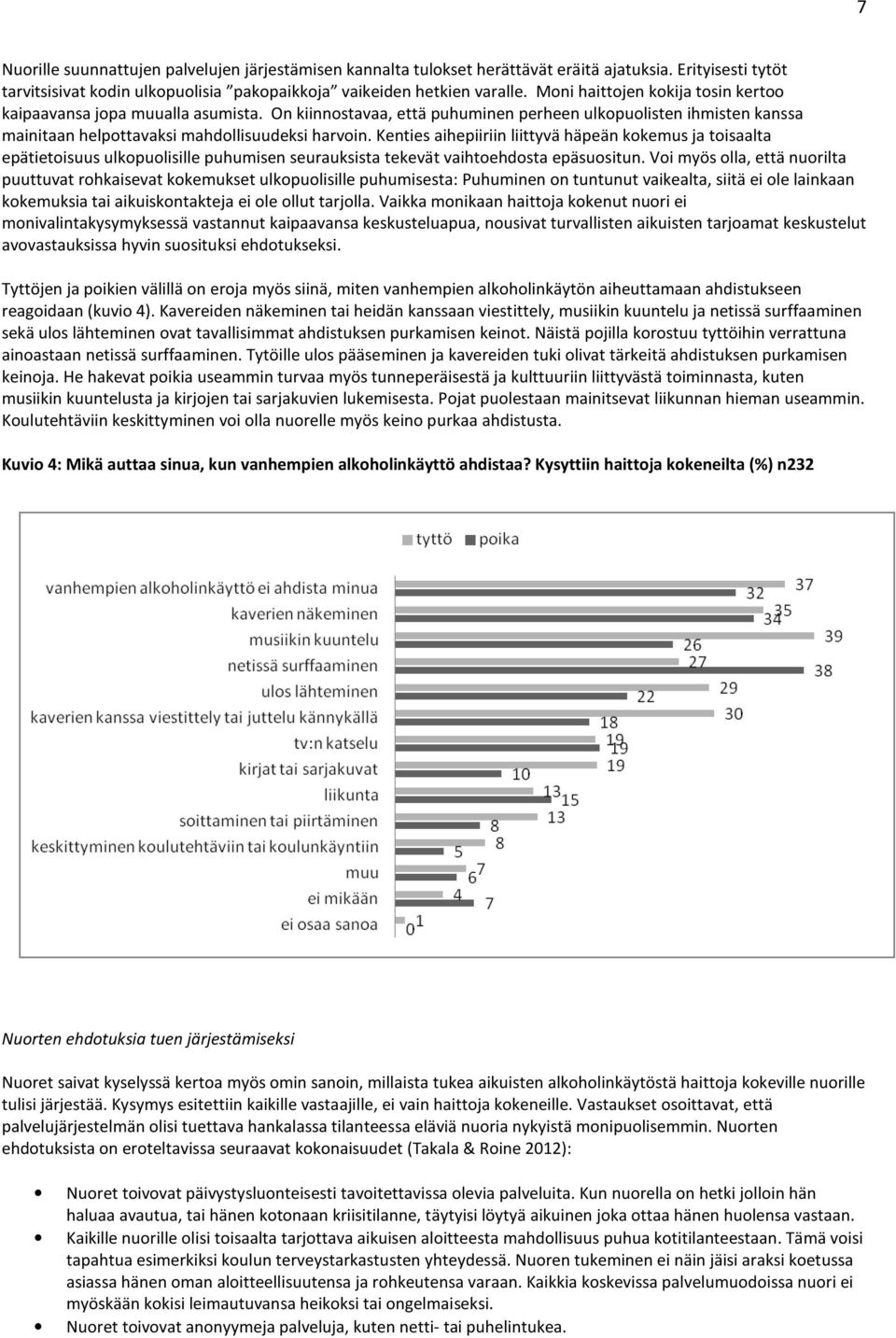 Kenties aihepiiriin liittyvä häpeän kokemus ja toisaalta epätietoisuus ulkopuolisille puhumisen seurauksista tekevät vaihtoehdosta epäsuositun.