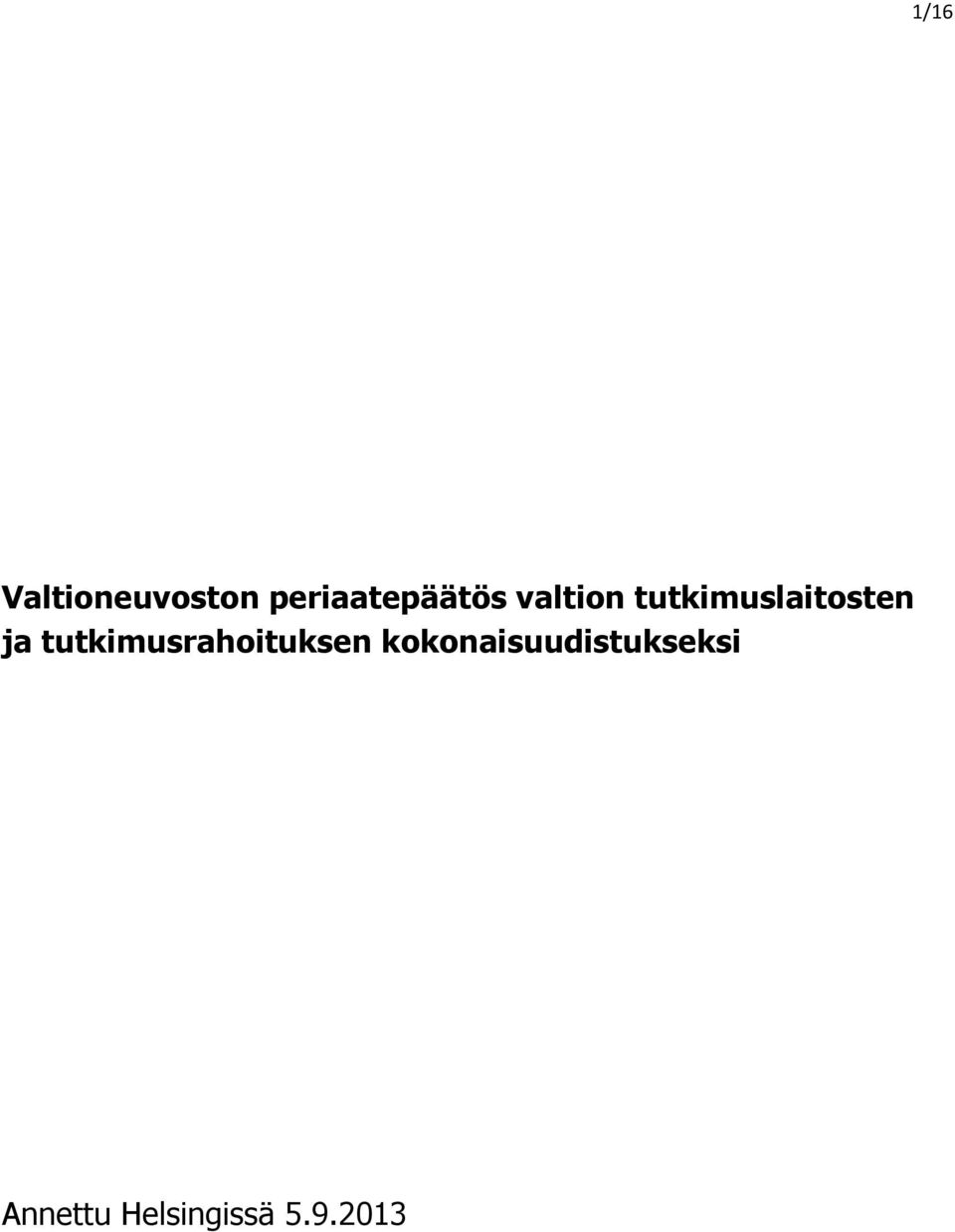 tutkimuslaitosten ja