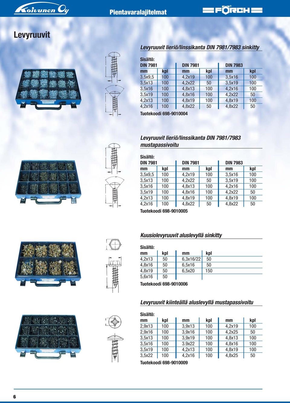 3,5x9,5 100 4,2x19 100 3,5x16 100 3,5x13 100 4,2x22 50 3,5x19 100 3,5x16 100 4,8x13 100 4,2x16 100 3,5x19 100 4,8x16 100 4,2x22 50 4,2x13 100 4,8x19 100 4,8x19 100 4,2x16 100 4,8x22 50 4,8x22 50