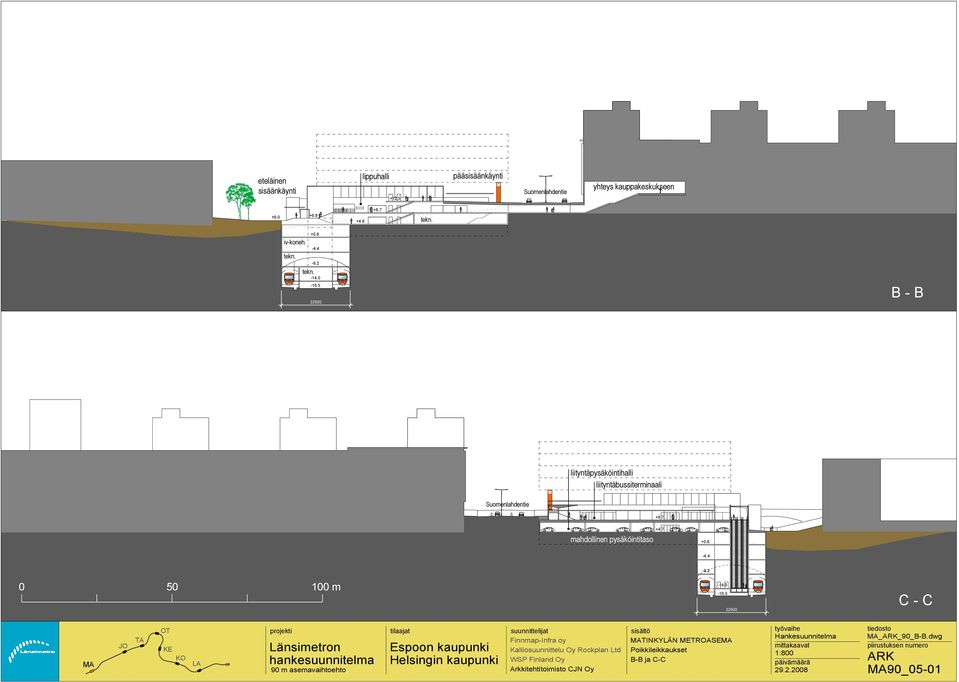 5 22900 - liityntäpysäköintihalli liityntäbussiterminaali Suomenlahdentie mahdollinen pysäköintitaso +4.