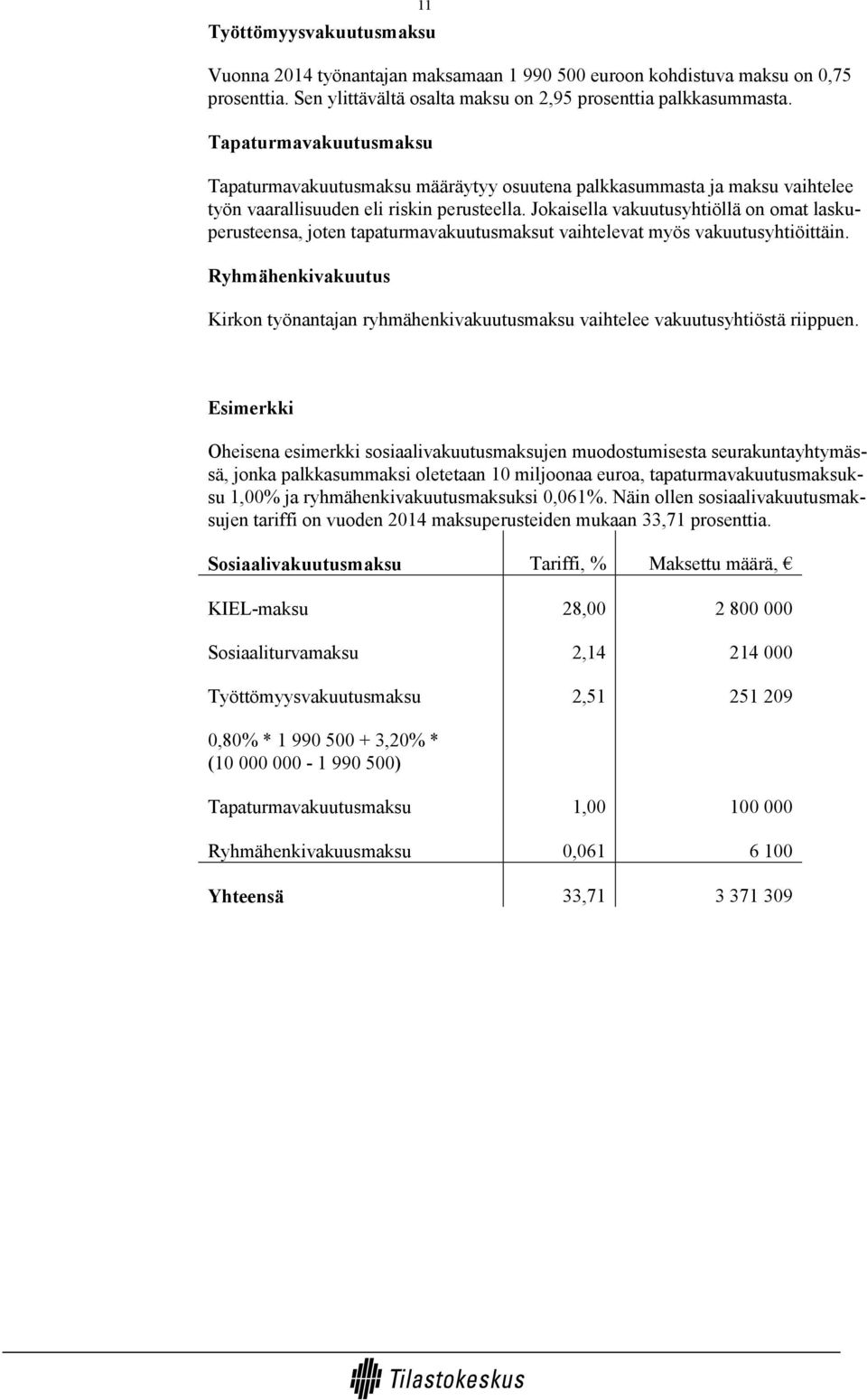 Jokaisella vakuutusyhtiöllä on omat laskuperusteensa, joten tapaturmavakuutusmaksut vaihtelevat myös vakuutusyhtiöittäin.