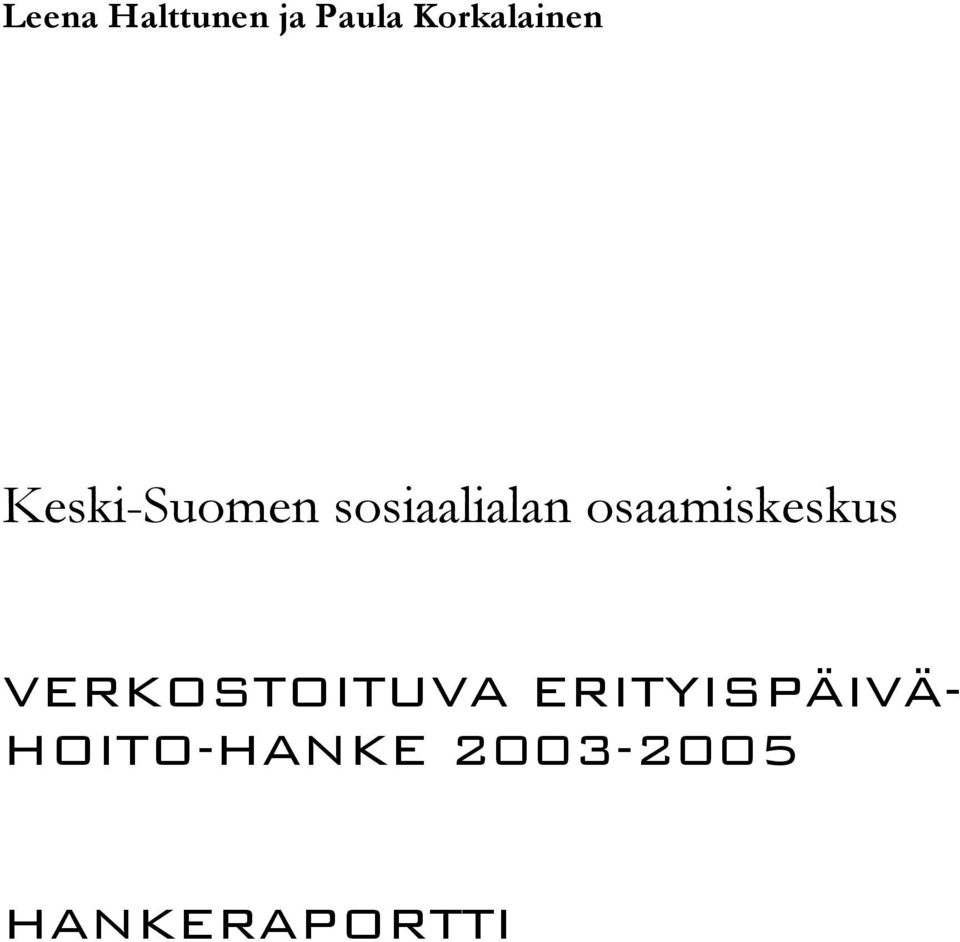 sosiaalialan osaamiskeskus