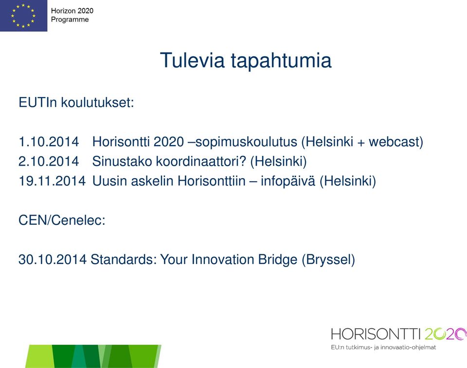 2014 Sinustako koordinaattori? (Helsinki) 19.11.