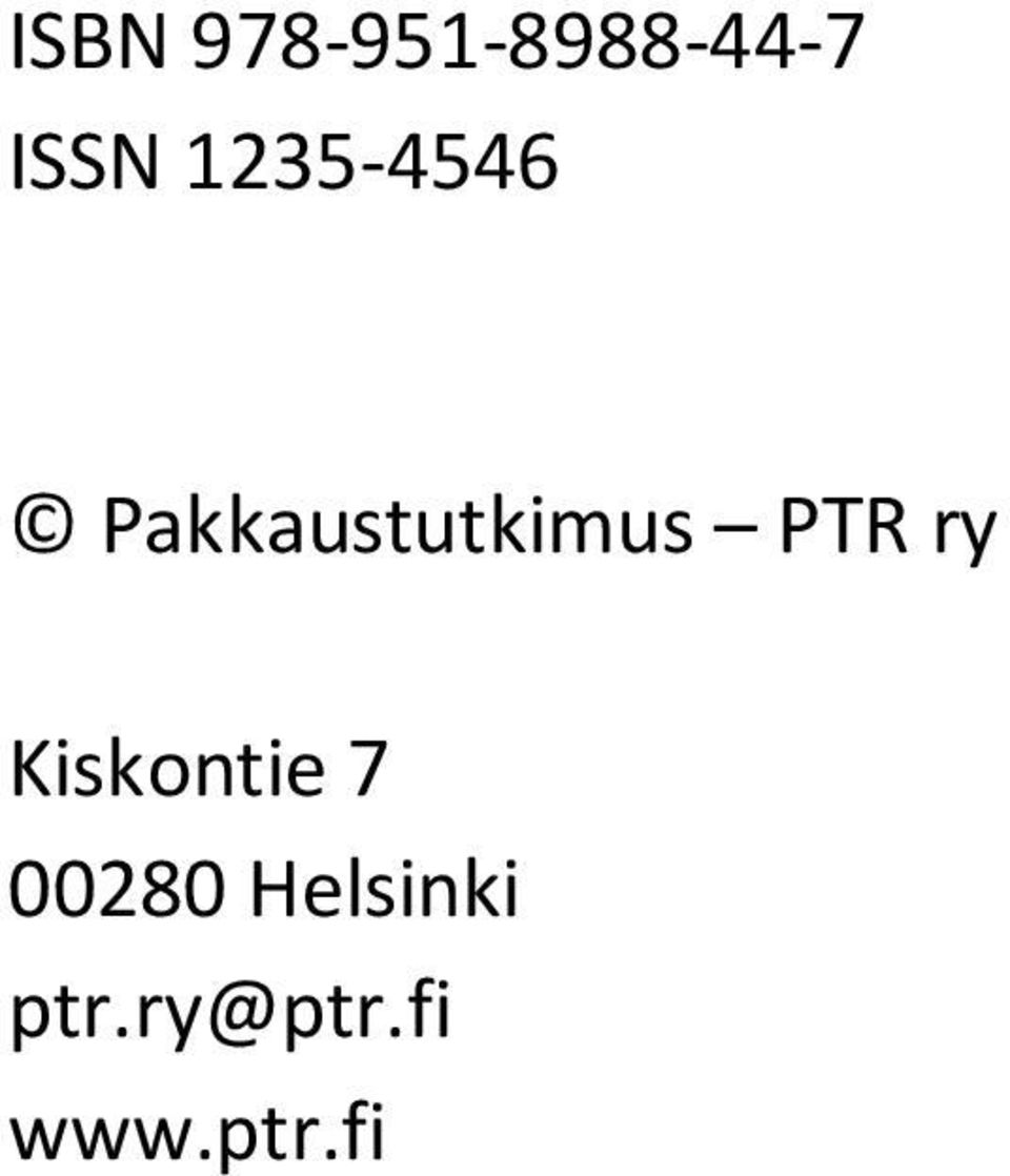 PTR ry Kiskontie 7 00280
