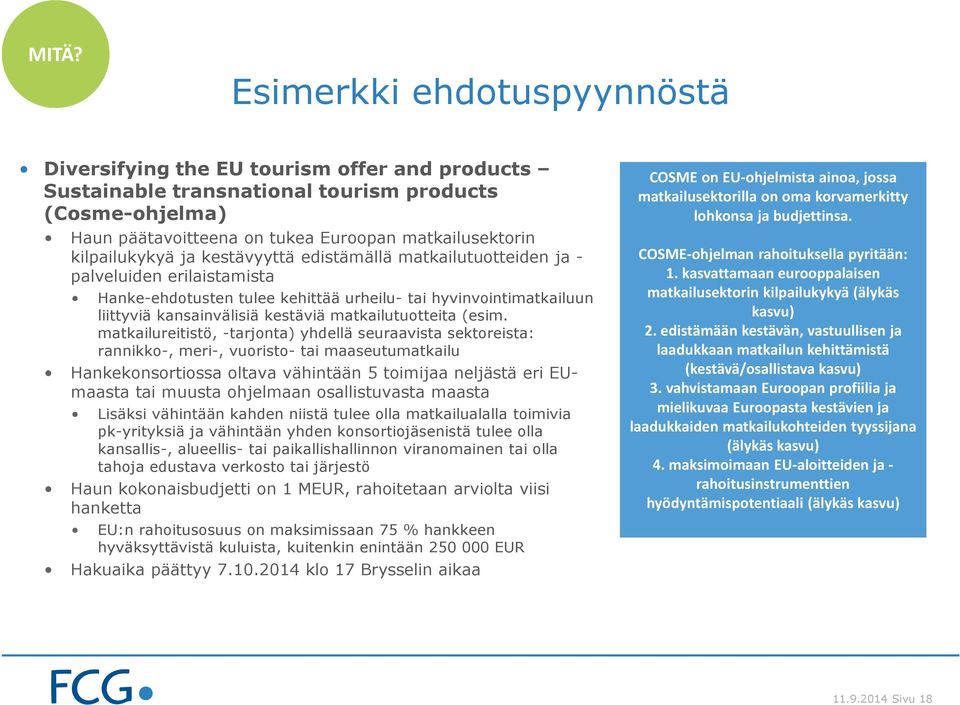 matkailutuotteita (esim.