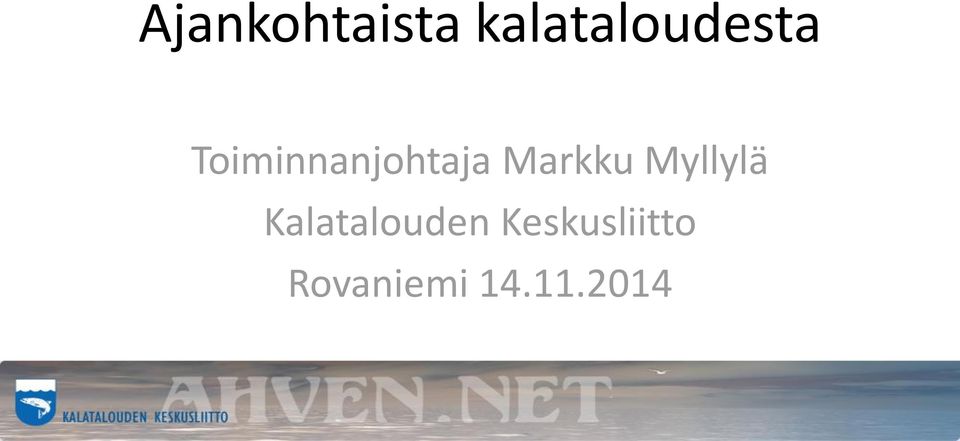 Toiminnanjohtaja Markku