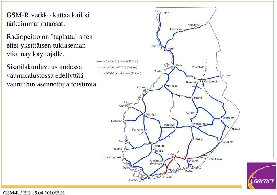 tukiaseman vika näy käyttäjälle.