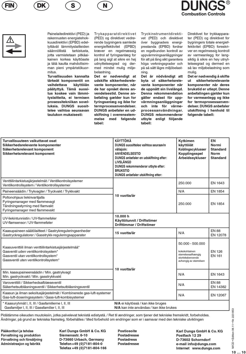 Tämä suositus koskee vain lämmityslaitteita, ei termisen prosessitekniikan sovelluksia.