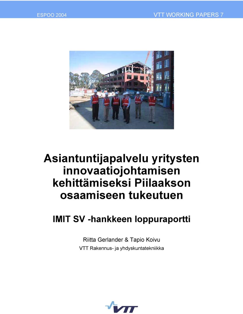 osaamiseen tukeutuen IMIT SV -hankkeen loppuraportti