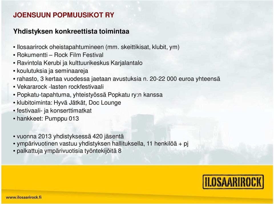 vuodessa jaetaan avustuksia n.