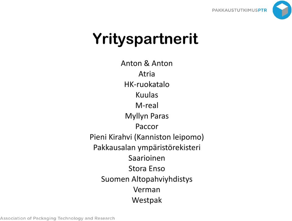 (Kanniston leipomo) Pakkausalan ympäristörekisteri