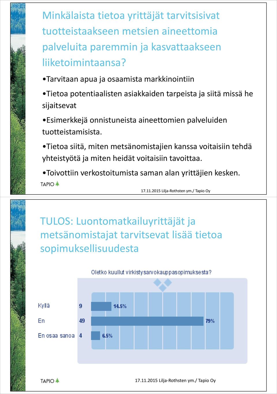 aineettomien palveluiden tuotteistamisista.
