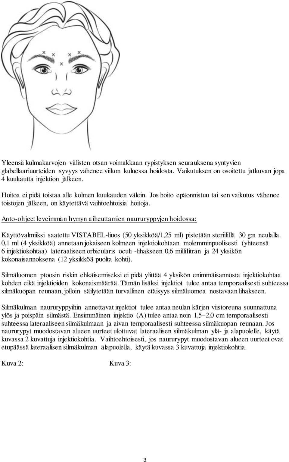 Jos hoito epäonnistuu tai sen vaikutus vähenee toistojen jälkeen, on käytettävä vaihtoehtoisia hoitoja.
