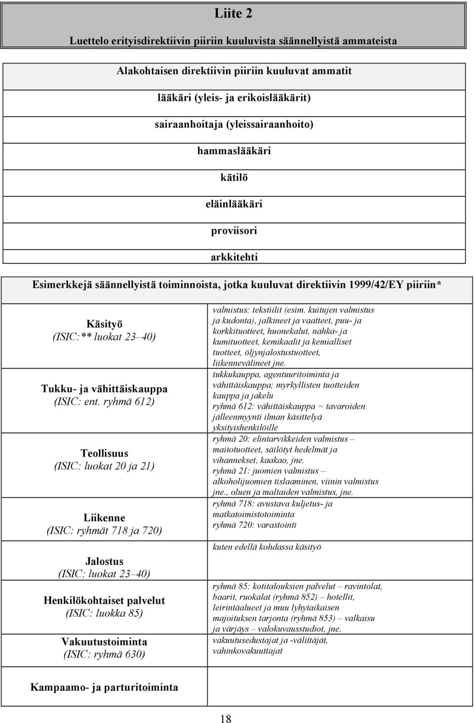 Tukku- ja vähittäiskauppa (ISIC: ent.