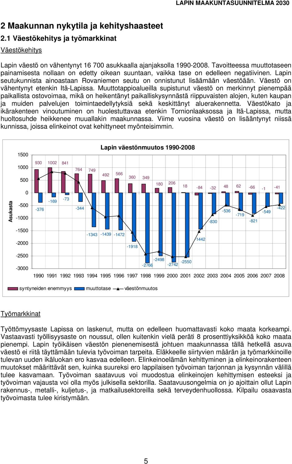 Väestö on vähentynyt etenkin Itä-Lapissa.