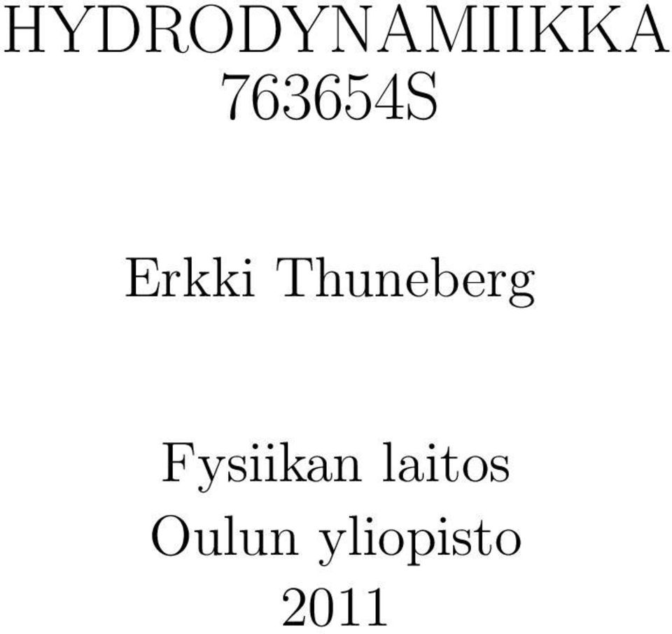 Thunebeg Fysiikan