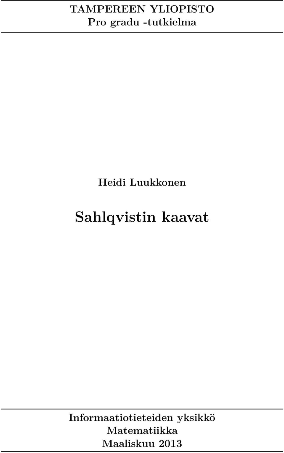 Sahlqvistin kaavat