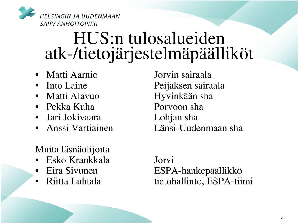 Jokivaara Lohjan sha Anssi Vartiainen Länsi-Uudenmaan sha Muita läsnäolijoita Esko