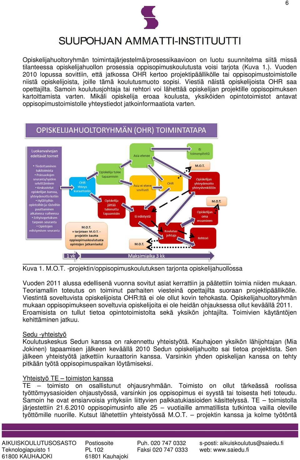 Viestiä näistä opiskelijoista OHR saa opettajilta. Samoin koulutusjohtaja tai rehtori voi lähettää opiskelijan projektille oppisopimuksen kartoittamista varten.