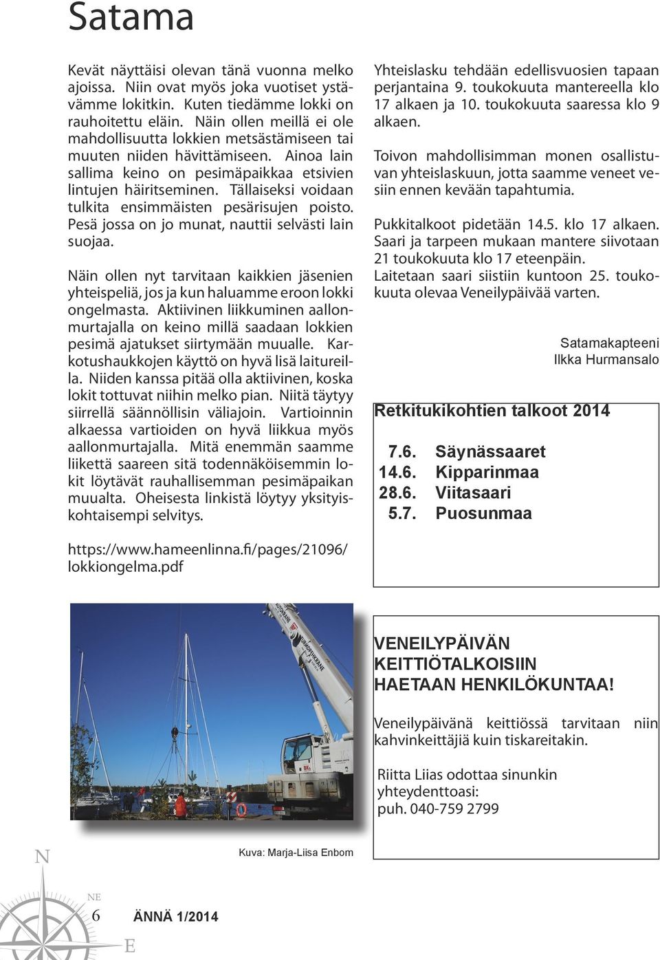 Tällaiseksi voidaan tulkita ensimmäisten pesärisujen poisto. Pesä jossa on jo munat, nauttii selvästi lain suojaa.