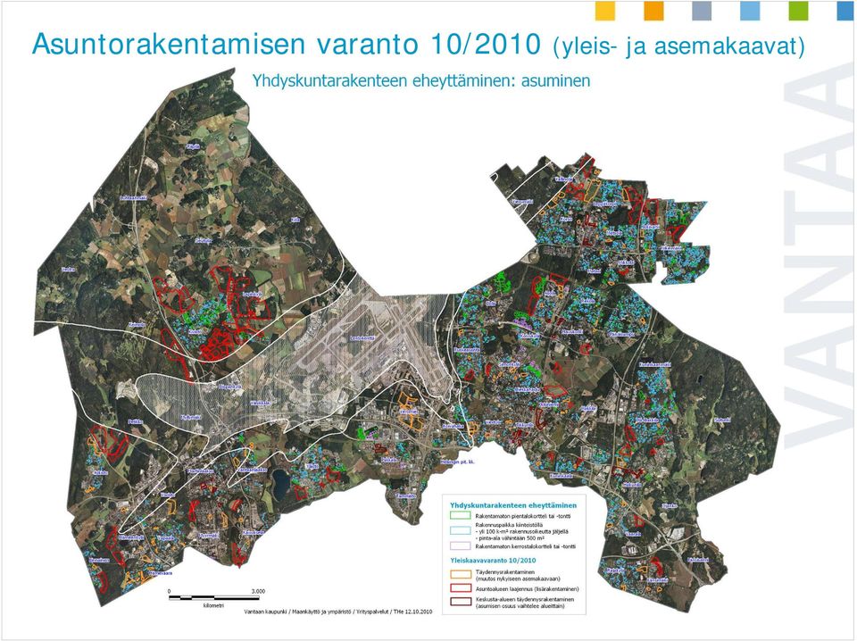 asemakaavat) Vantaan
