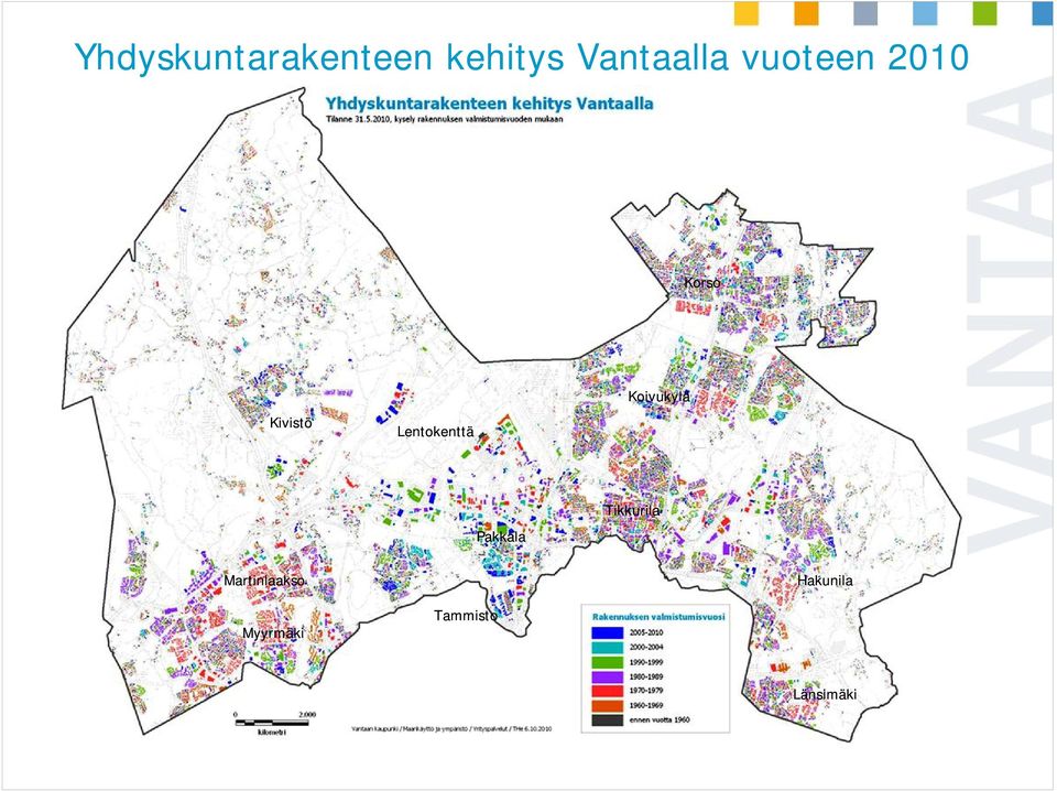 Tikkurila Martinlaakso Hakunila Myyrmäki Tammisto