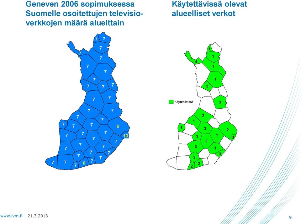 televisioverkkojen määrä