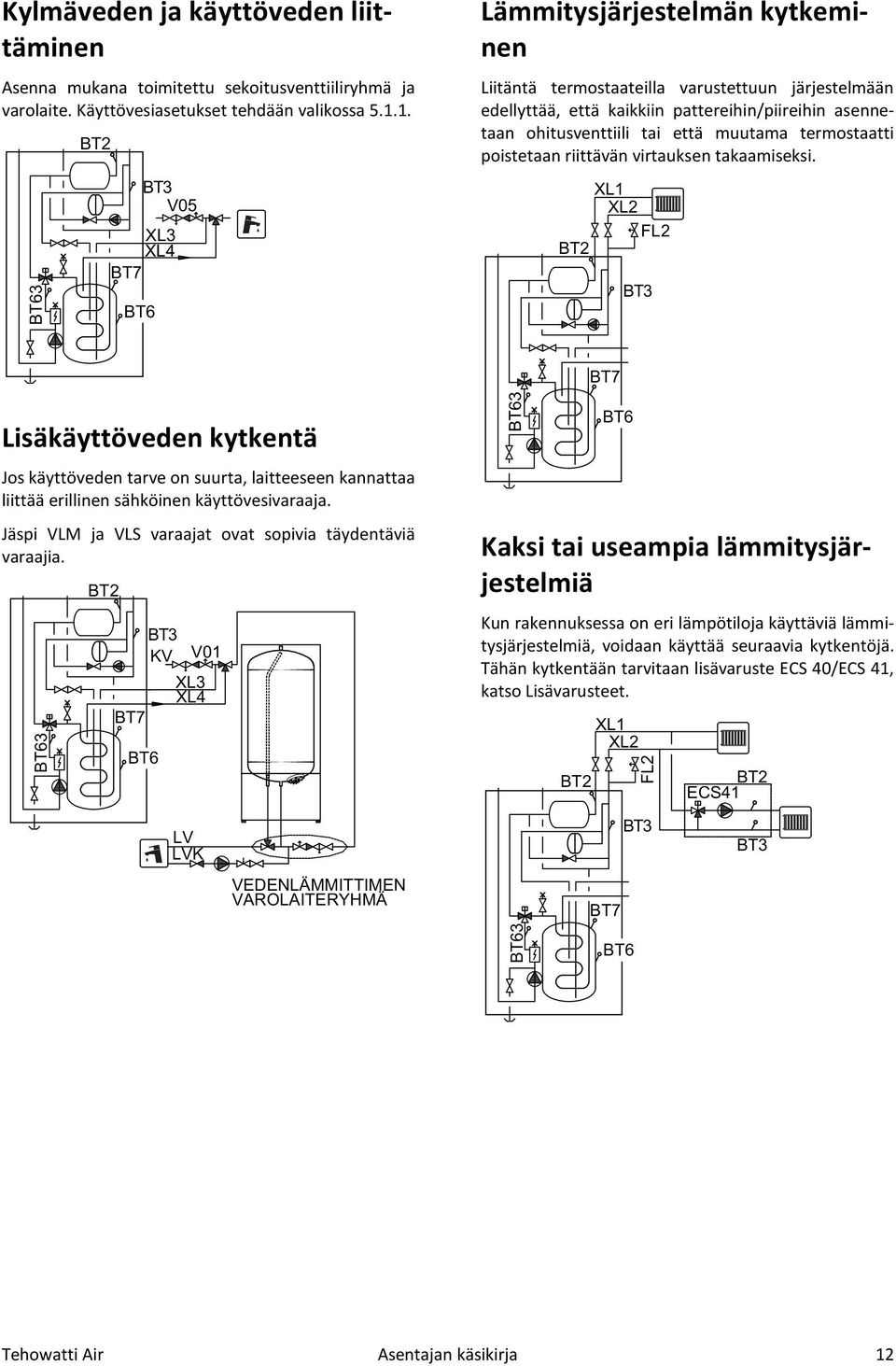 että muutama termostaatti poistetaan riittävän virtauksen takaamiseksi.