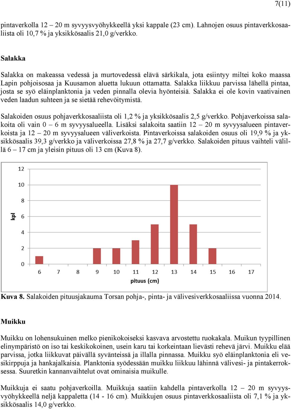 Salakka liikkuu parvissa lähellä pintaa, josta se syö eläinplanktonia ja veden pinnalla olevia hyönteisiä. Salakka ei ole kovin vaativainen veden laadun suhteen ja se sietää rehevöitymistä.