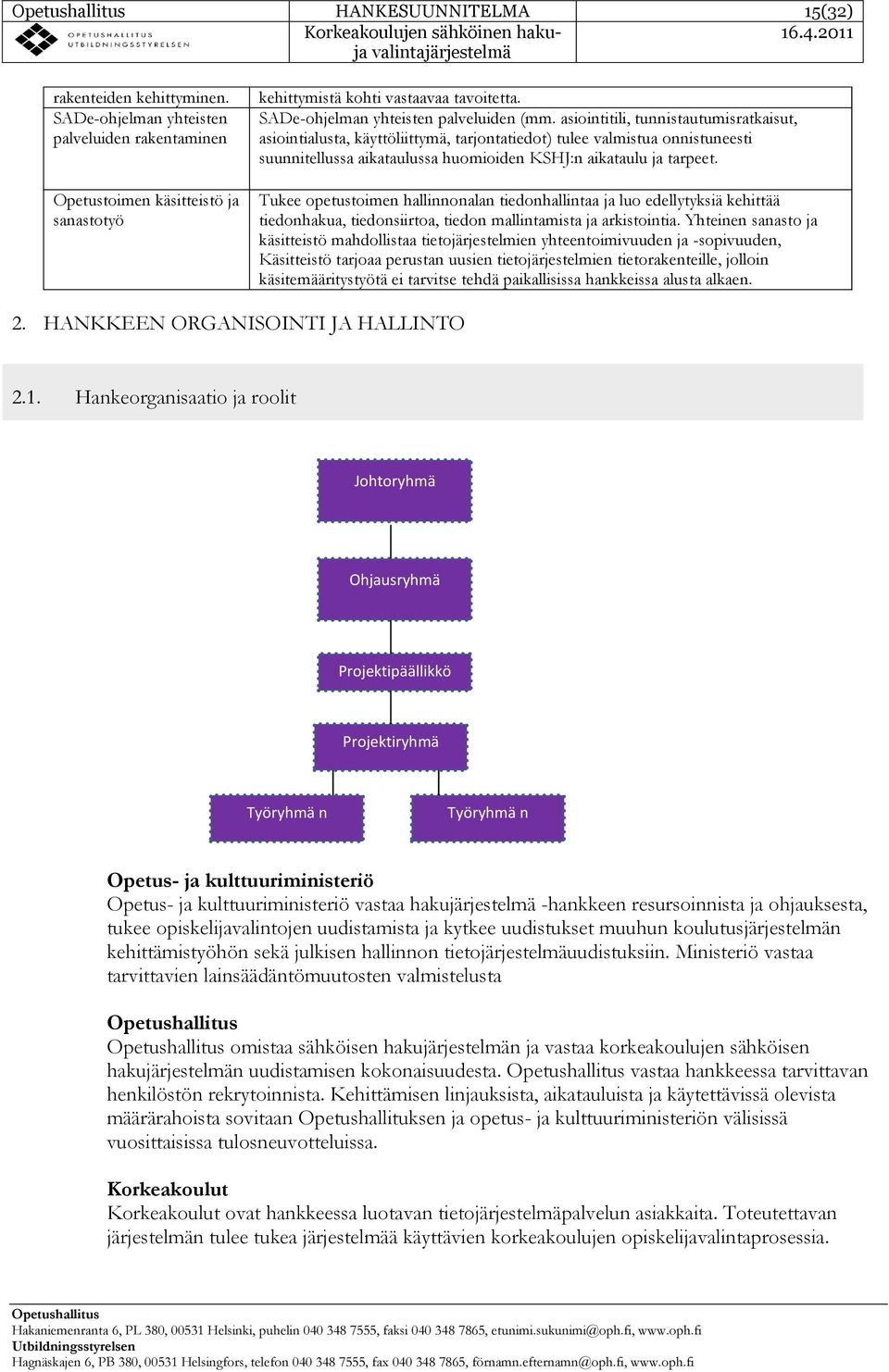 asiointitili, tunnistautumisratkaisut, asiointialusta, käyttöliittymä, tarjontatiedot) tulee valmistua onnistuneesti suunnitellussa aikataulussa huomioiden KSHJ:n aikataulu ja tarpeet.