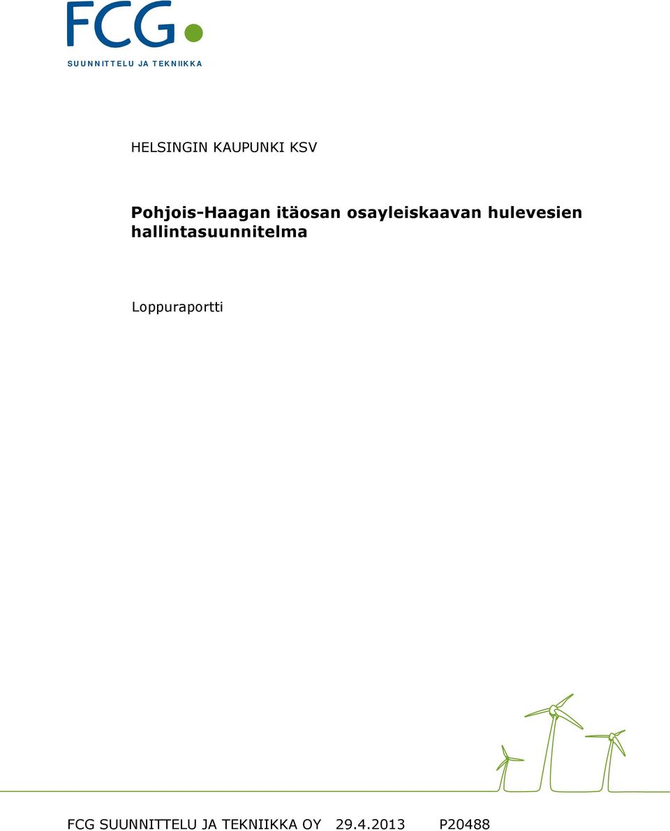 osayleiskaavan hulevesien hallintasuunnitelma