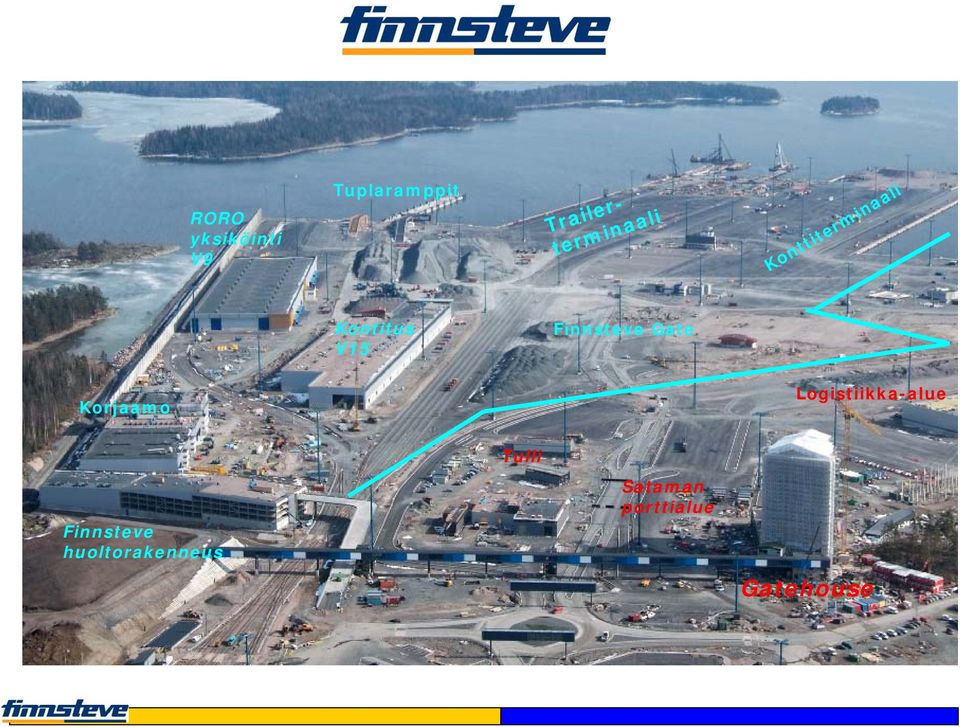 V15 Finnsteve Gate Korjaamo Logistiikka-alue