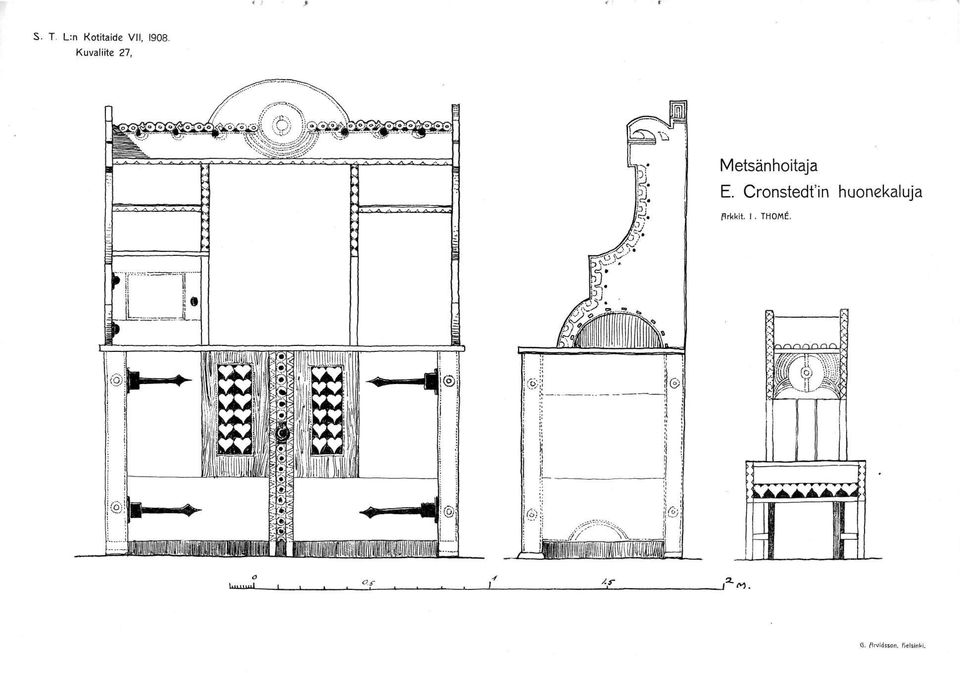 Cronstedfin huonekaluja flrkkit. I. TH0M.