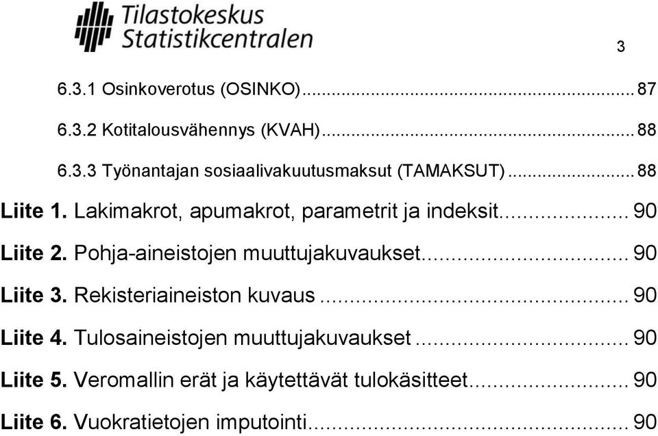 Pohja-aineistojen muuttujakuvaukset... 90 Liite 3. Rekisteriaineiston kuvaus... 90 Liite 4.