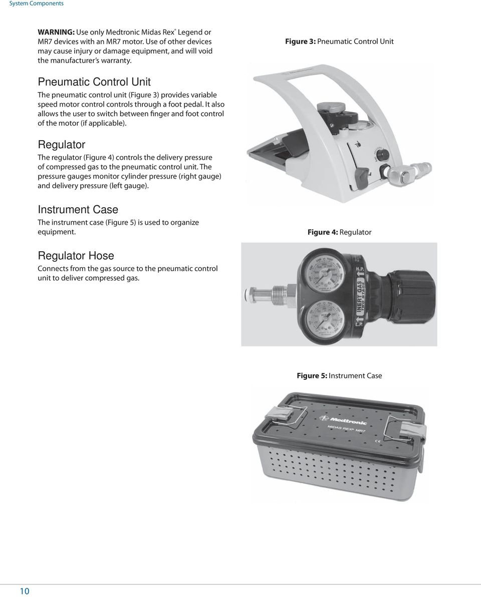 It also allows the user to switch between finger and foot control of the motor (if applicable).