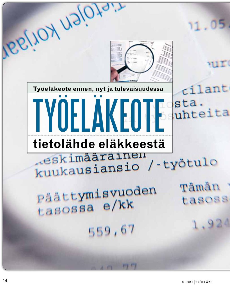 TYÖELÄKEOTE tietolähde