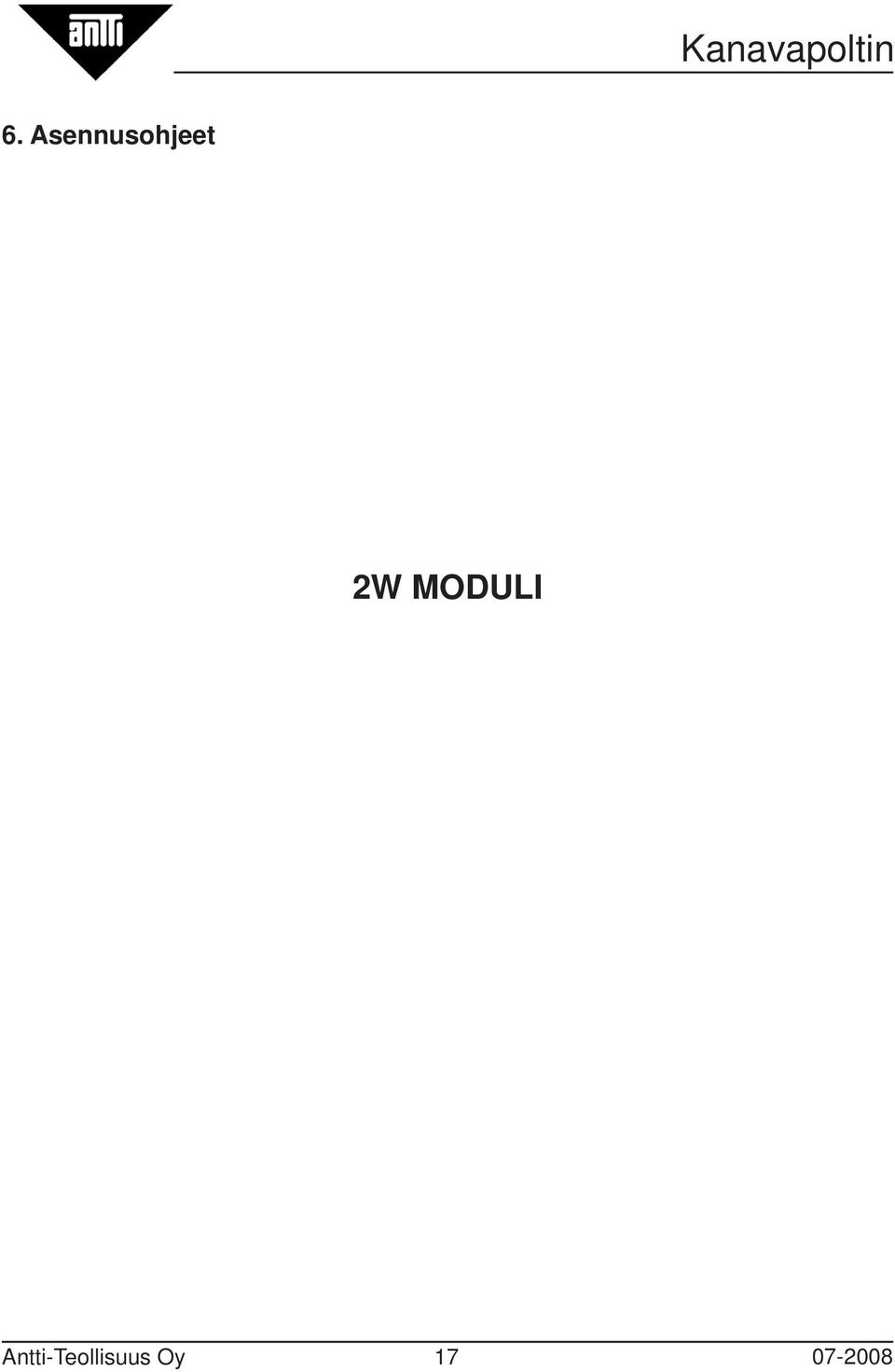 2W MODULI