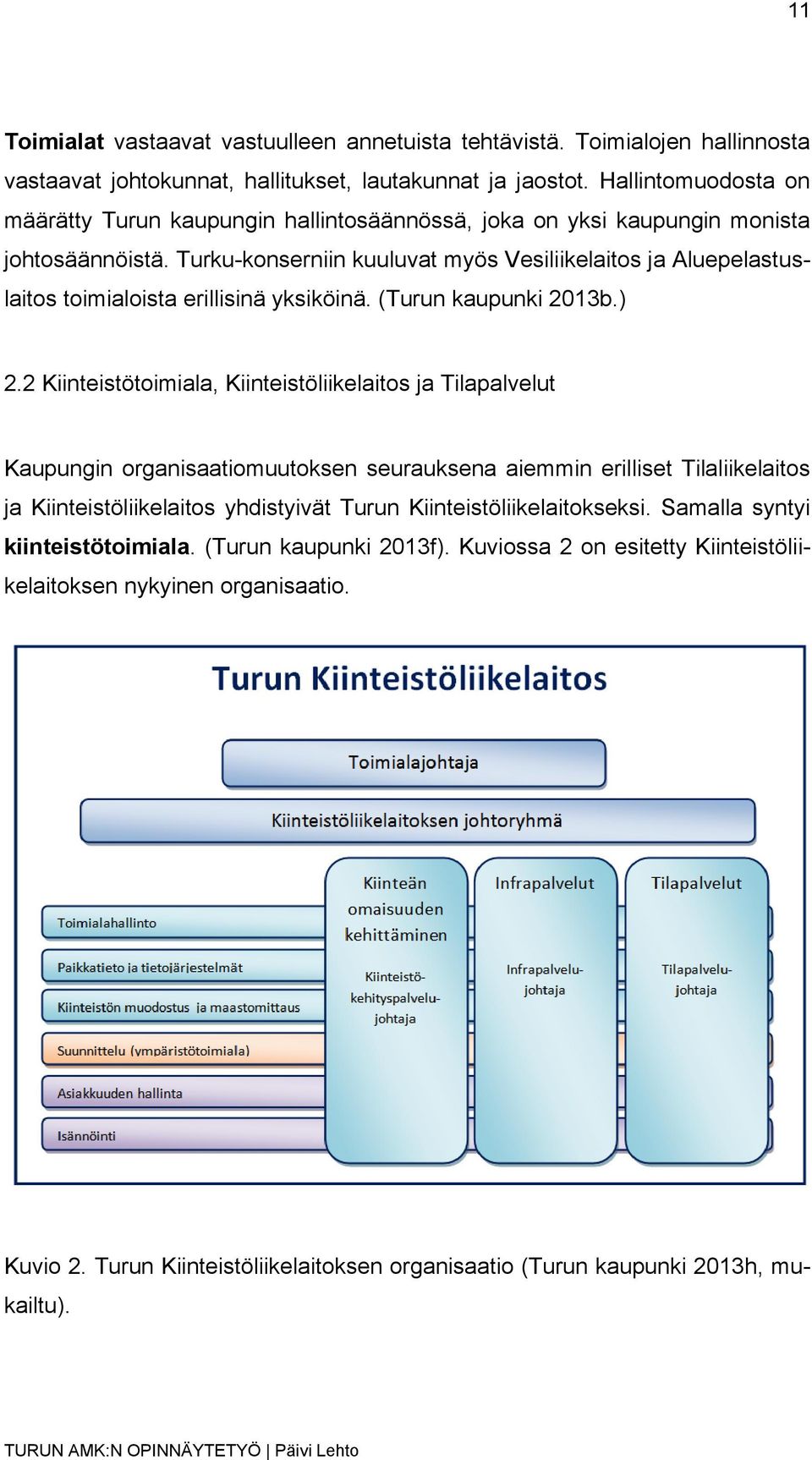 Turku-konserniin kuuluvat myös Vesiliikelaitos ja Aluepelastuslaitos toimialoista erillisinä yksiköinä. (Turun kaupunki 2013b.) 2.