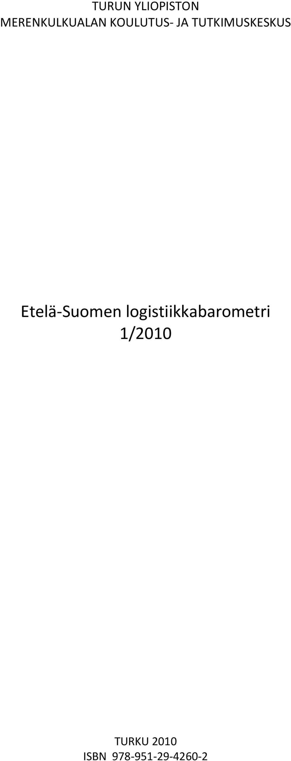 Suomen logistiikkabarometri