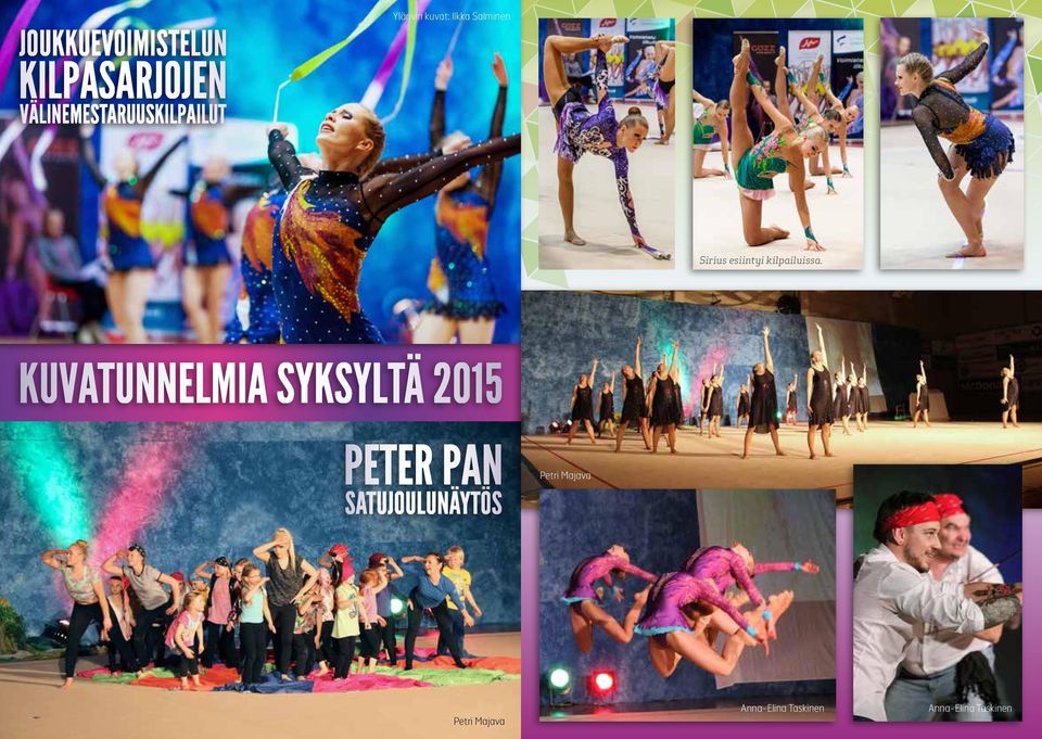 KUVATUNNELMIA SYKSYLTÄ 2015 PETER PAN SATUJOULUNÄYTÖS Petri