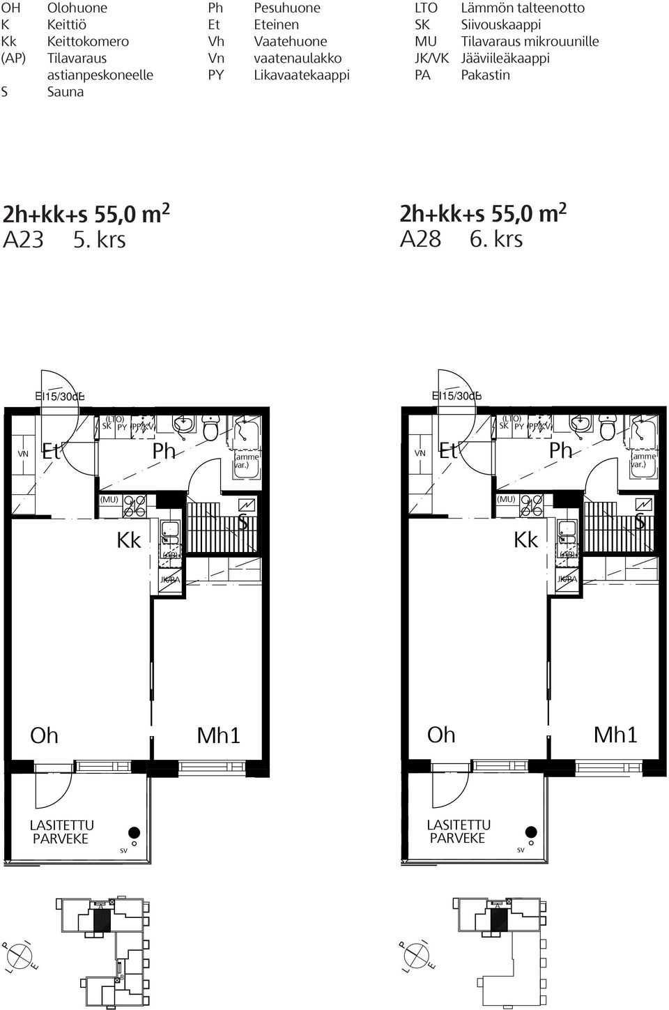 krs 2h+kk+s 55,0 m 2 28 6. krs m 2 2h+kk+s 55,0 m 2 rs ORR 28, 6.