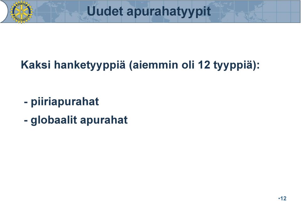 12 tyyppiä): -