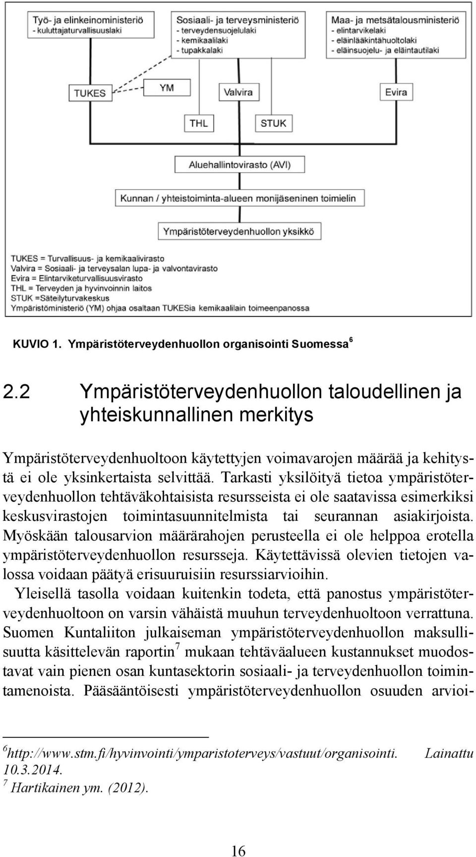 Tarkasti yksilöityä tietoa ympäristöterveydenhuollon tehtäväkohtaisista resursseista ei ole saatavissa esimerkiksi keskusvirastojen toimintasuunnitelmista tai seurannan asiakirjoista.