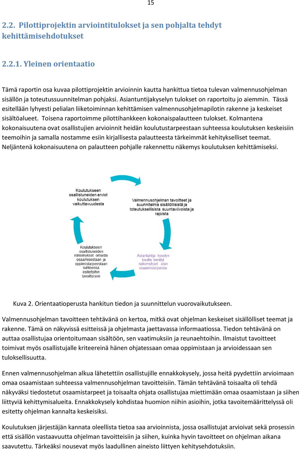 Toisena raportoimme pilottihankkeen kokonaispalautteen tulokset.