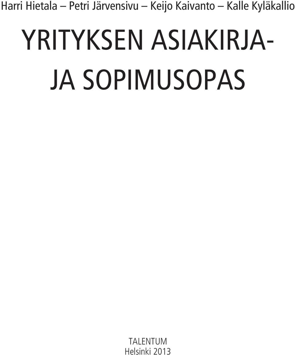 Kyläkallio YRITYKSEN