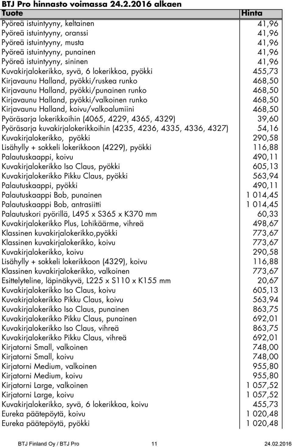 koivu/valkoalumiini 468,50 Pyöräsarja lokerikkoihin (4065, 4229, 4365, 4329) 39,60 Pyöräsarja kuvakirjalokerikkoihin (4235, 4236, 4335, 4336, 4327) 54,16 Kuvakirjalokerikko, pyökki 290,58 Lisähylly +