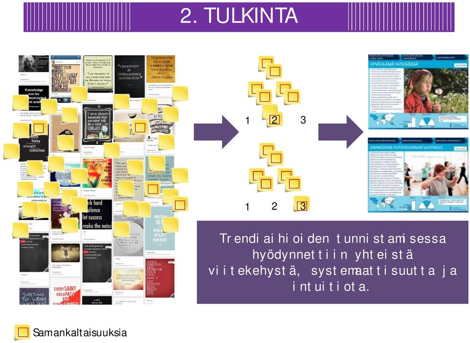 hyödynnettiin yhteistä